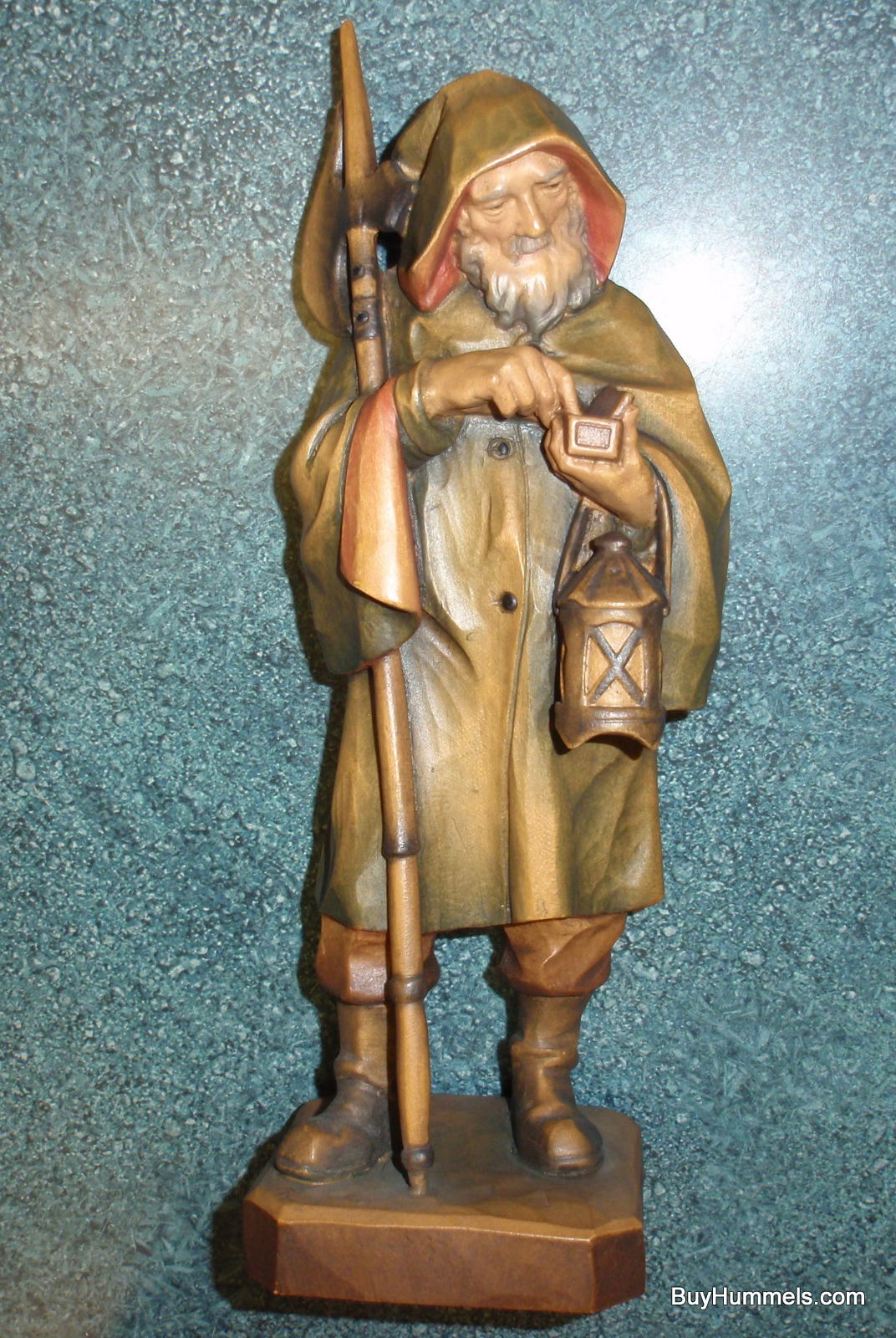 ANRI "Night Guard" Wood Carved 10" Figurine Signed With Original Box!