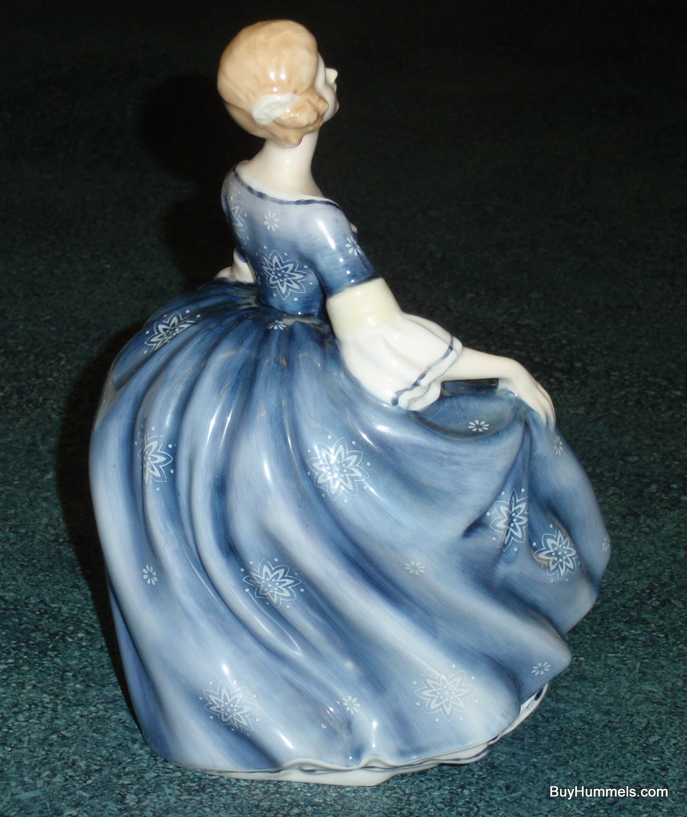 Royal Doulton Figurine "Hilary" With Blue Dress Peggy Davies Classics HN2335
