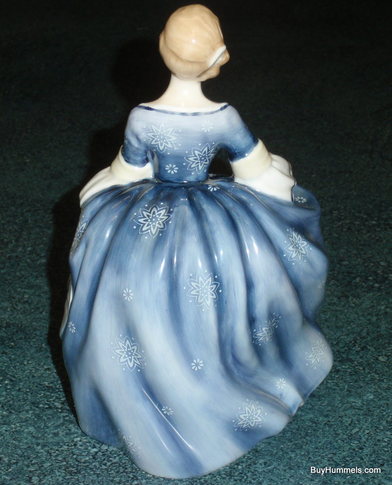 Royal Doulton Figurine "Hilary" With Blue Dress Peggy Davies Classics HN2335