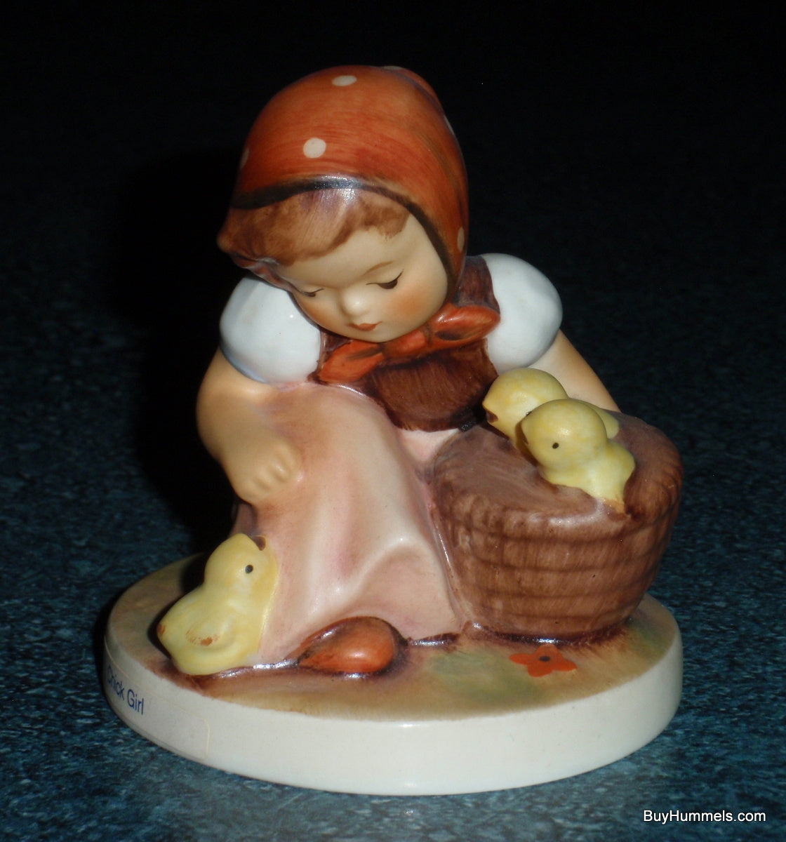 "Chick Girl" Hummel Figurine #57 2/0 - Little Girl Feeding Chicks!