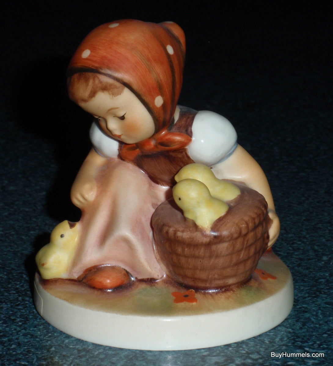 "Chick Girl" Hummel Figurine #57 2/0 - Little Girl Feeding Chicks!