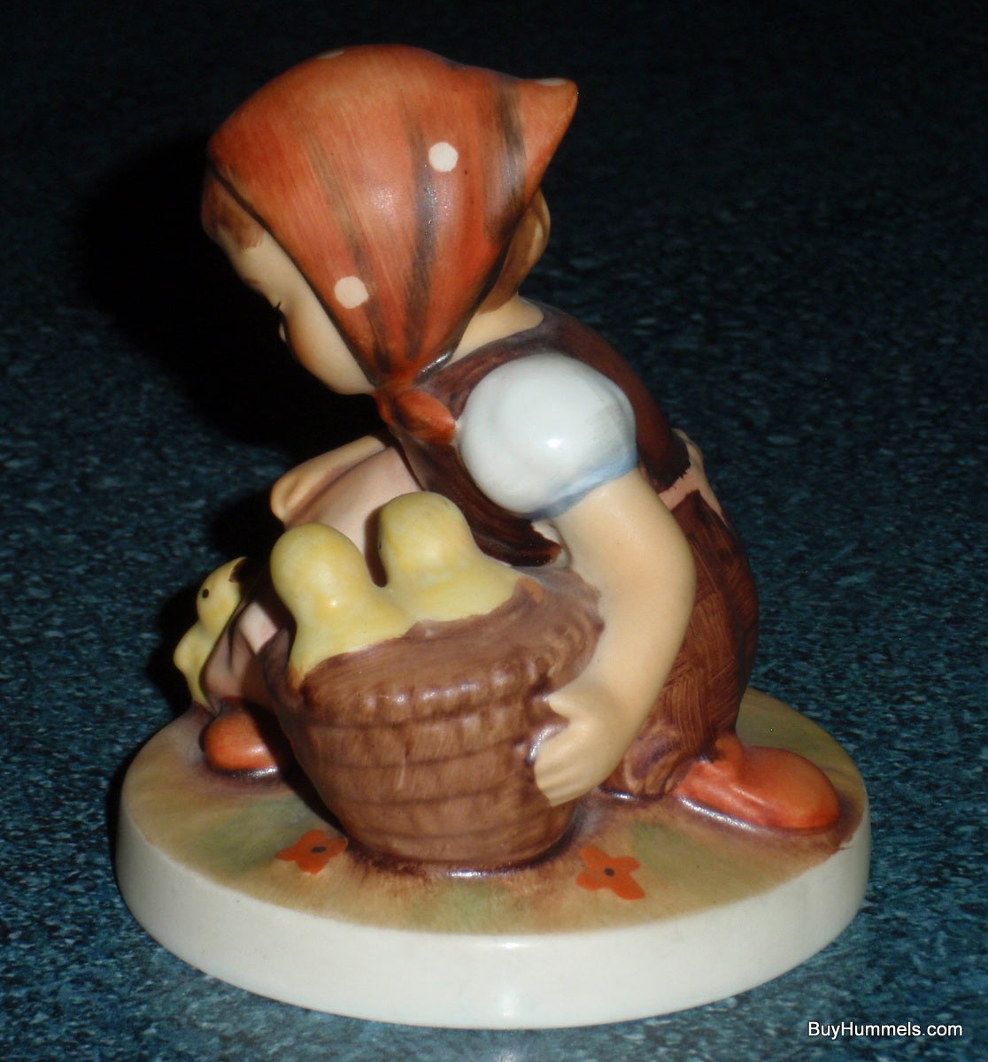"Chick Girl" Hummel Figurine #57 2/0 - Little Girl Feeding Chicks!