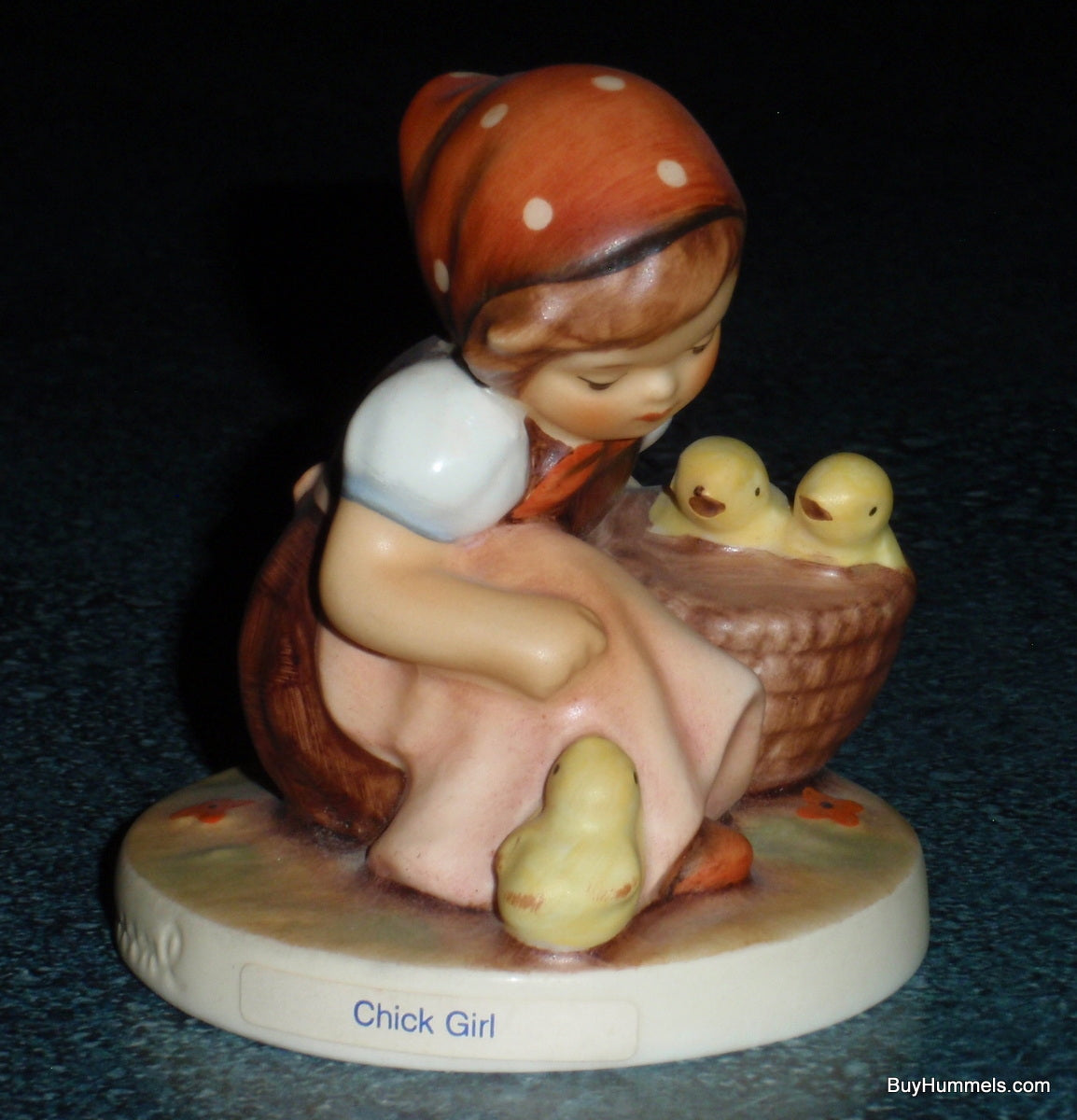 "Chick Girl" Hummel Figurine #57 2/0 - Little Girl Feeding Chicks!