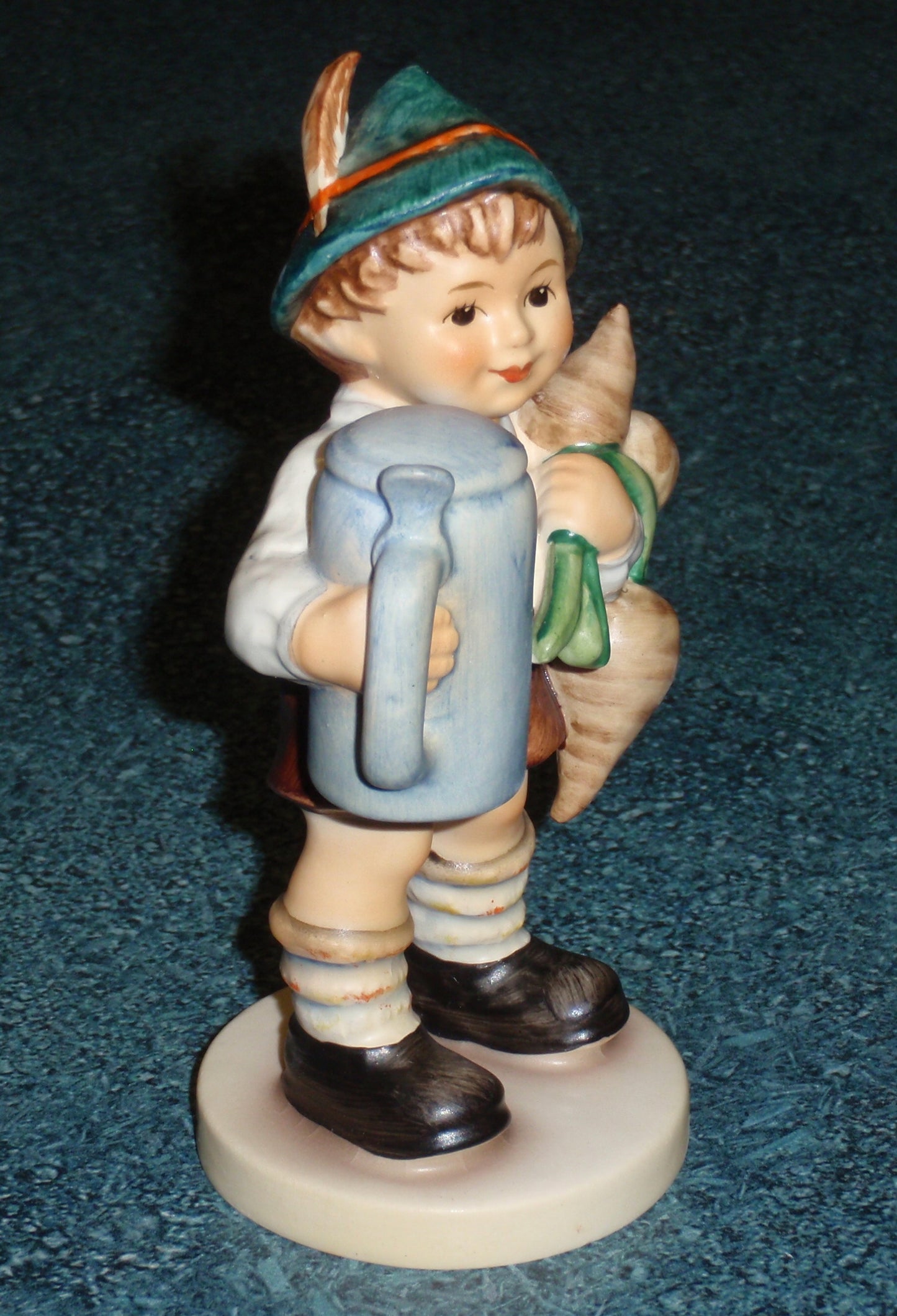"For Father" Goebel Hummel Figurine #87 - Boy With Stein And Turnips!