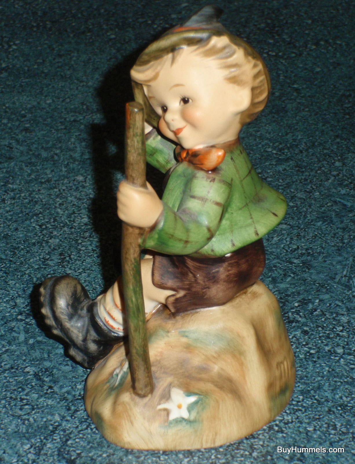 "Mountaineer" Goebel Hummel Figurine #315 From Germany - Boy On Mountaintop