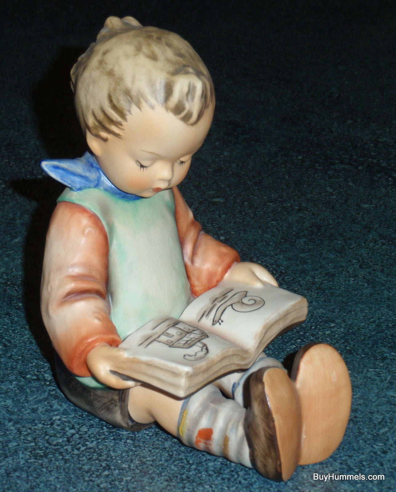 Boy Bookworm Goebel Hummel Bookend Figurine #14/A