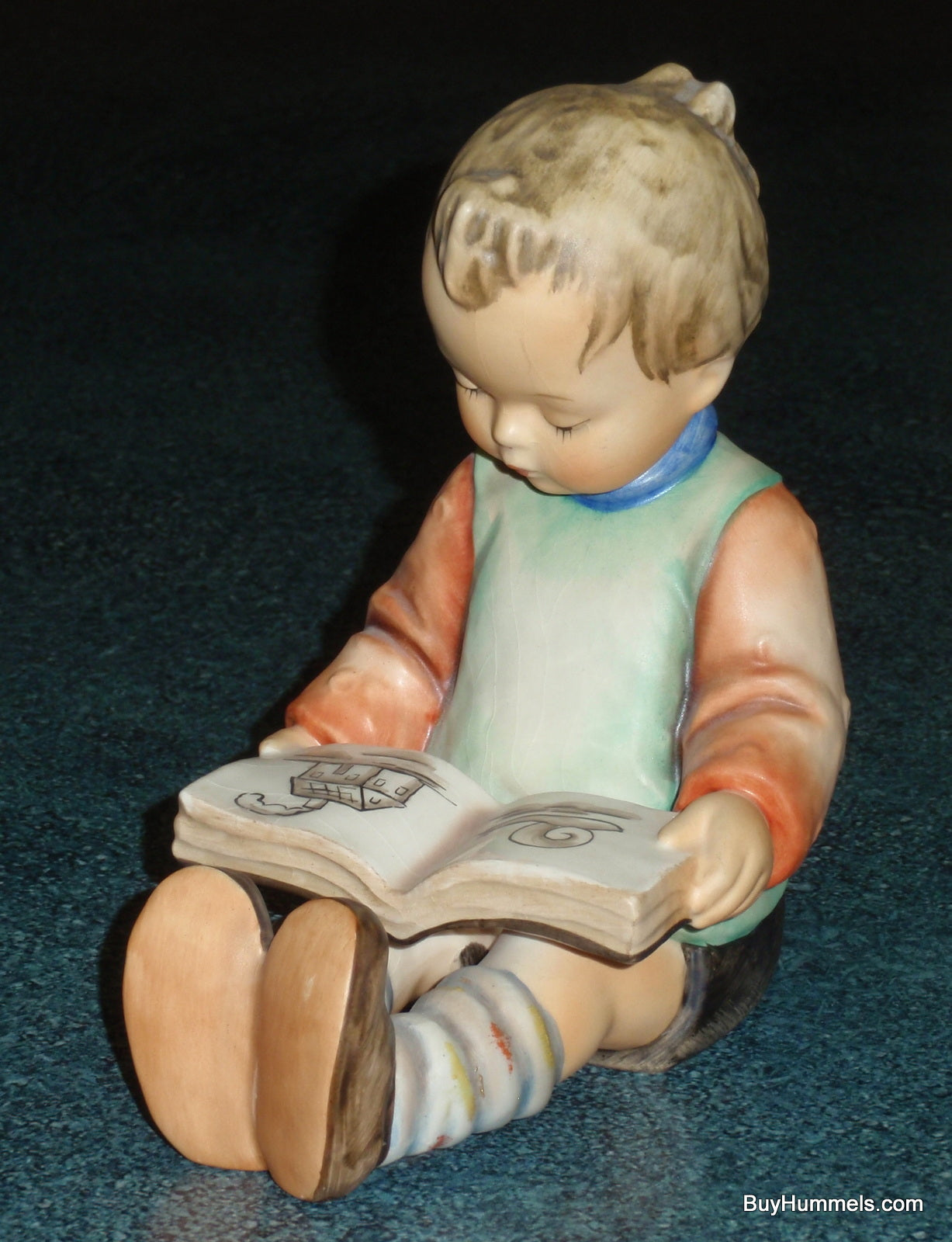 Boy Bookworm Goebel Hummel Bookend Figurine #14/A