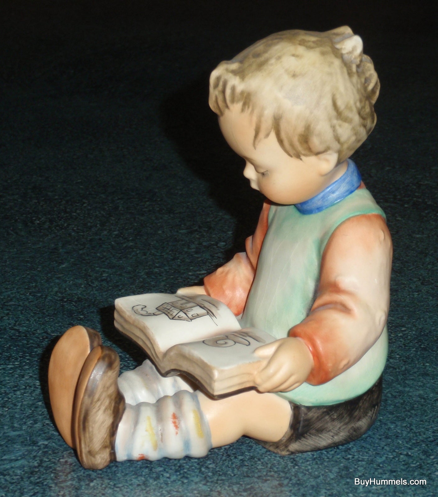 Boy Bookworm Goebel Hummel Bookend Figurine #14/A