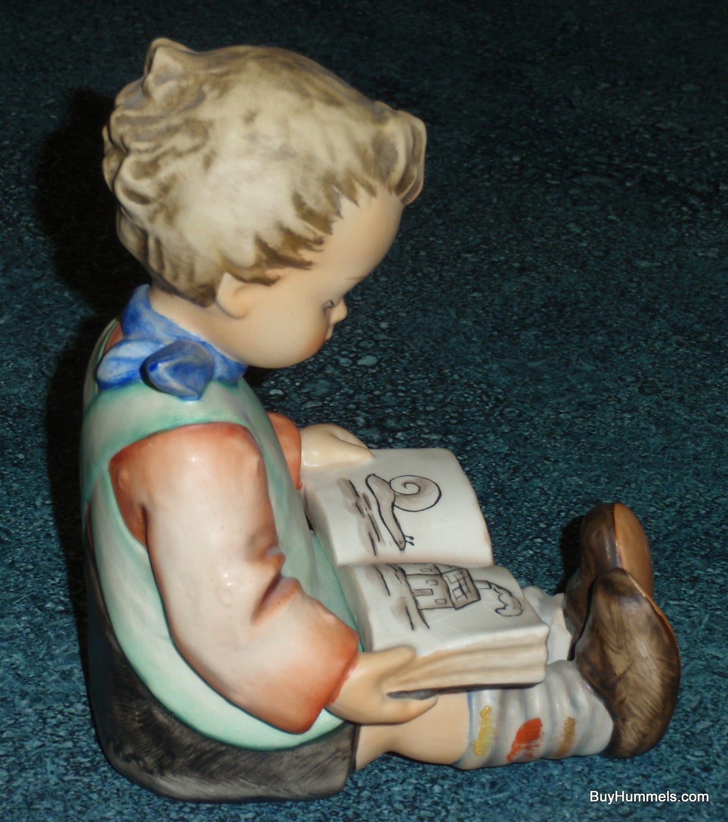 Boy Bookworm Goebel Hummel Bookend Figurine #14/A