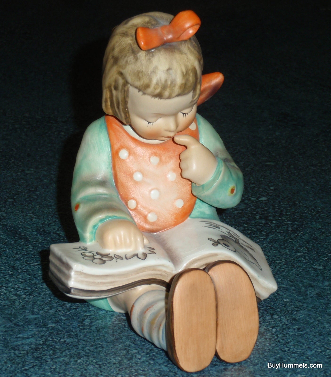 Girl Bookworm Goebel Hummel Figurine #14/B Bookend - Very Rare Gift!