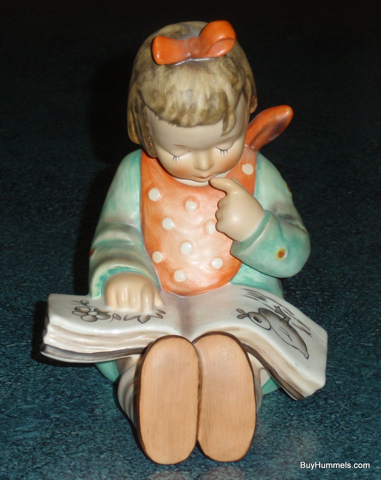Girl Bookworm Goebel Hummel Figurine #14/B Bookend - Very Rare Gift!
