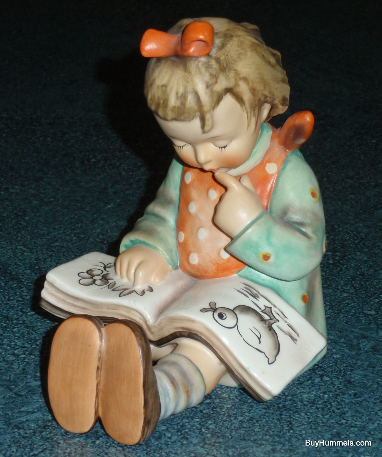 Girl Bookworm Goebel Hummel Figurine #14/B Bookend - Very Rare Gift!