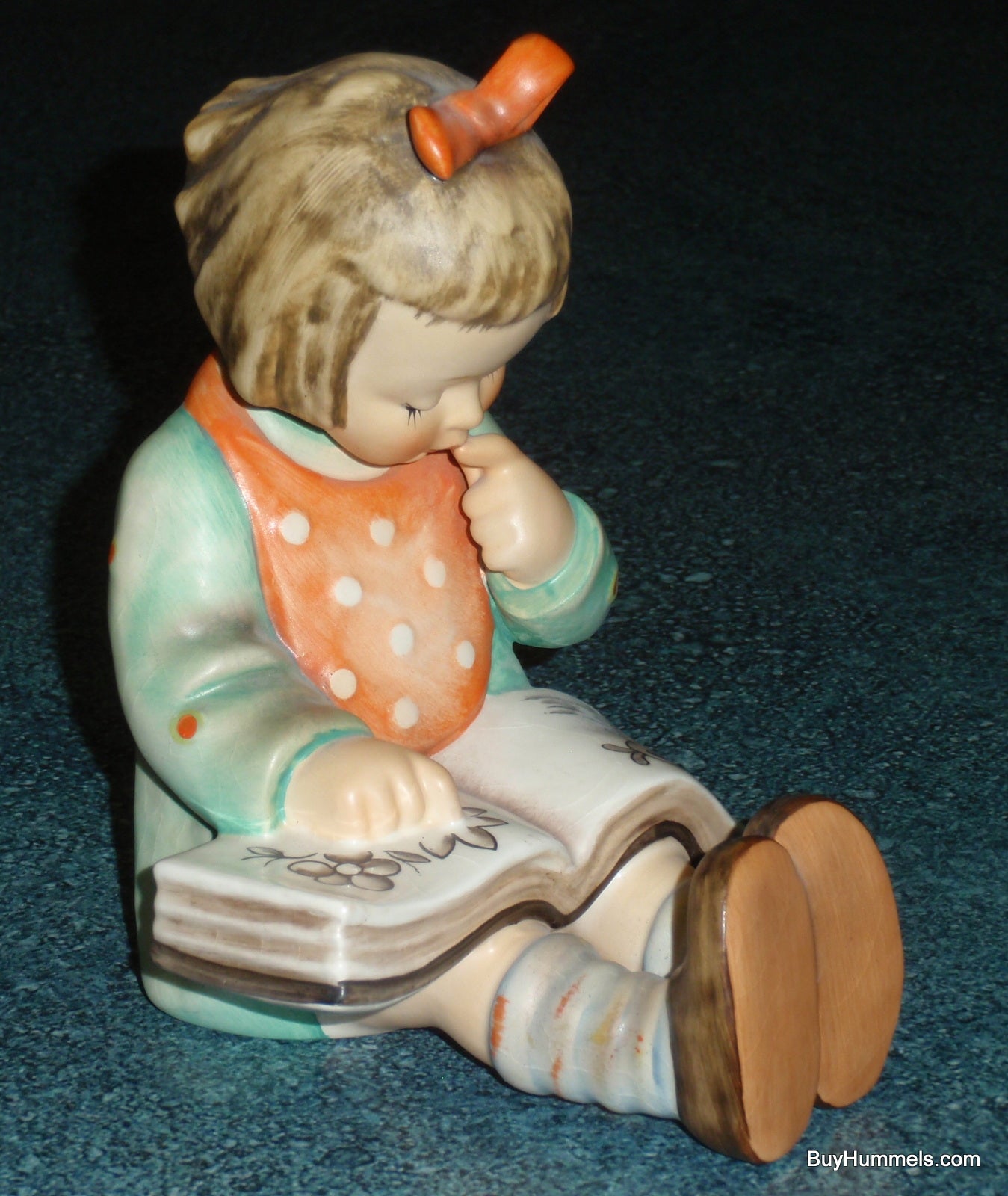 Girl Bookworm Goebel Hummel Figurine #14/B Bookend - Very Rare Gift!
