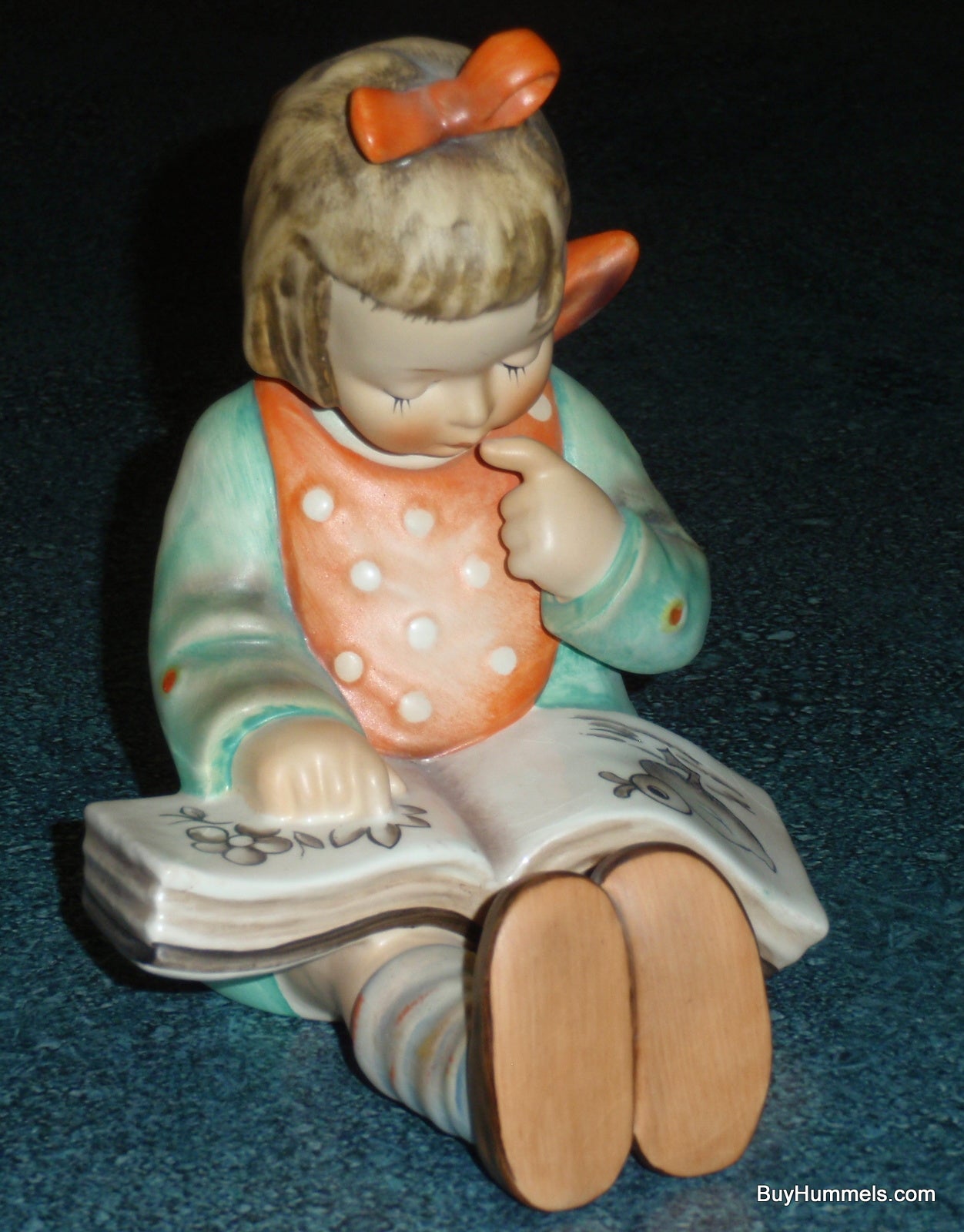 Girl Bookworm Goebel Hummel Figurine #14/B Bookend - Very Rare Gift!