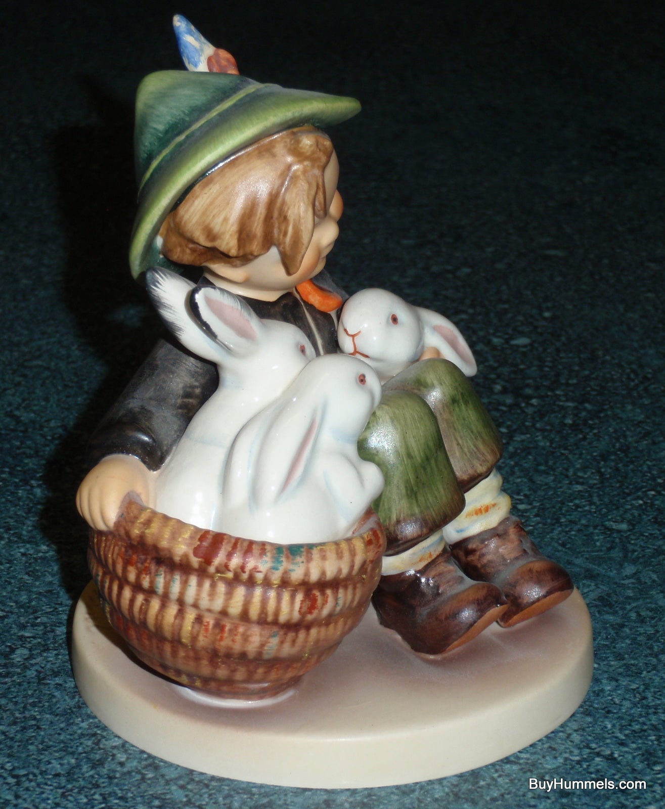 "Playmates" Hummel Bunnies Figurine #58/1 - Boy With Bunnies - Large Version!