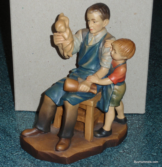 ANRI Wood Carving "Learning The Skills" Ulrich Bernadi’s Reflections SIGNED BY Ulrich With Original Box!