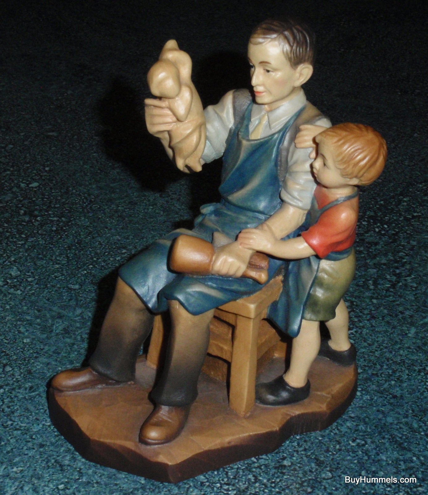 ANRI Wood Carving "Learning The Skills" Ulrich Bernadi’s Reflections SIGNED BY Ulrich With Original Box!