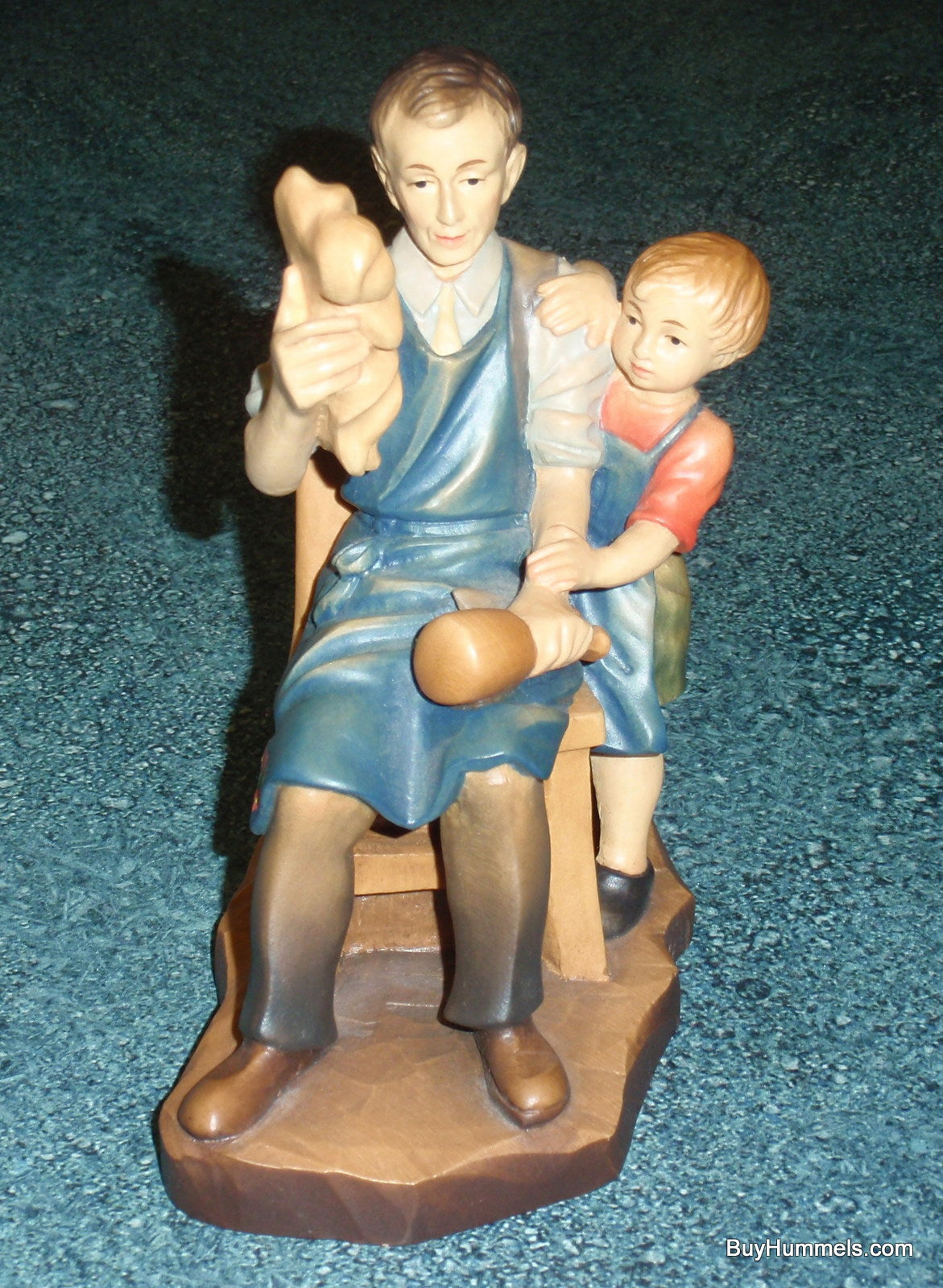 ANRI Wood Carving "Learning The Skills" Ulrich Bernadi’s Reflections SIGNED BY Ulrich With Original Box!