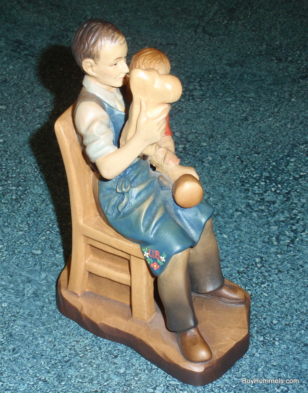 ANRI Wood Carving "Learning The Skills" Ulrich Bernadi’s Reflections SIGNED BY Ulrich With Original Box!