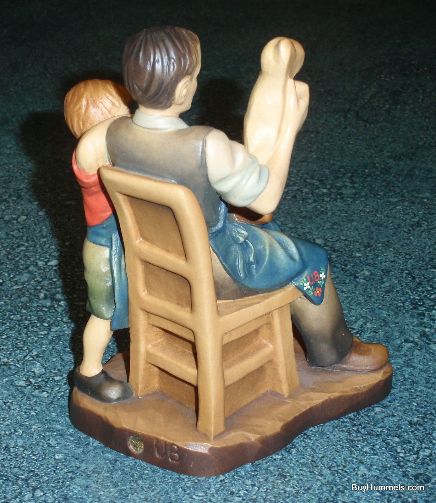 ANRI Wood Carving "Learning The Skills" Ulrich Bernadi’s Reflections SIGNED BY Ulrich With Original Box!