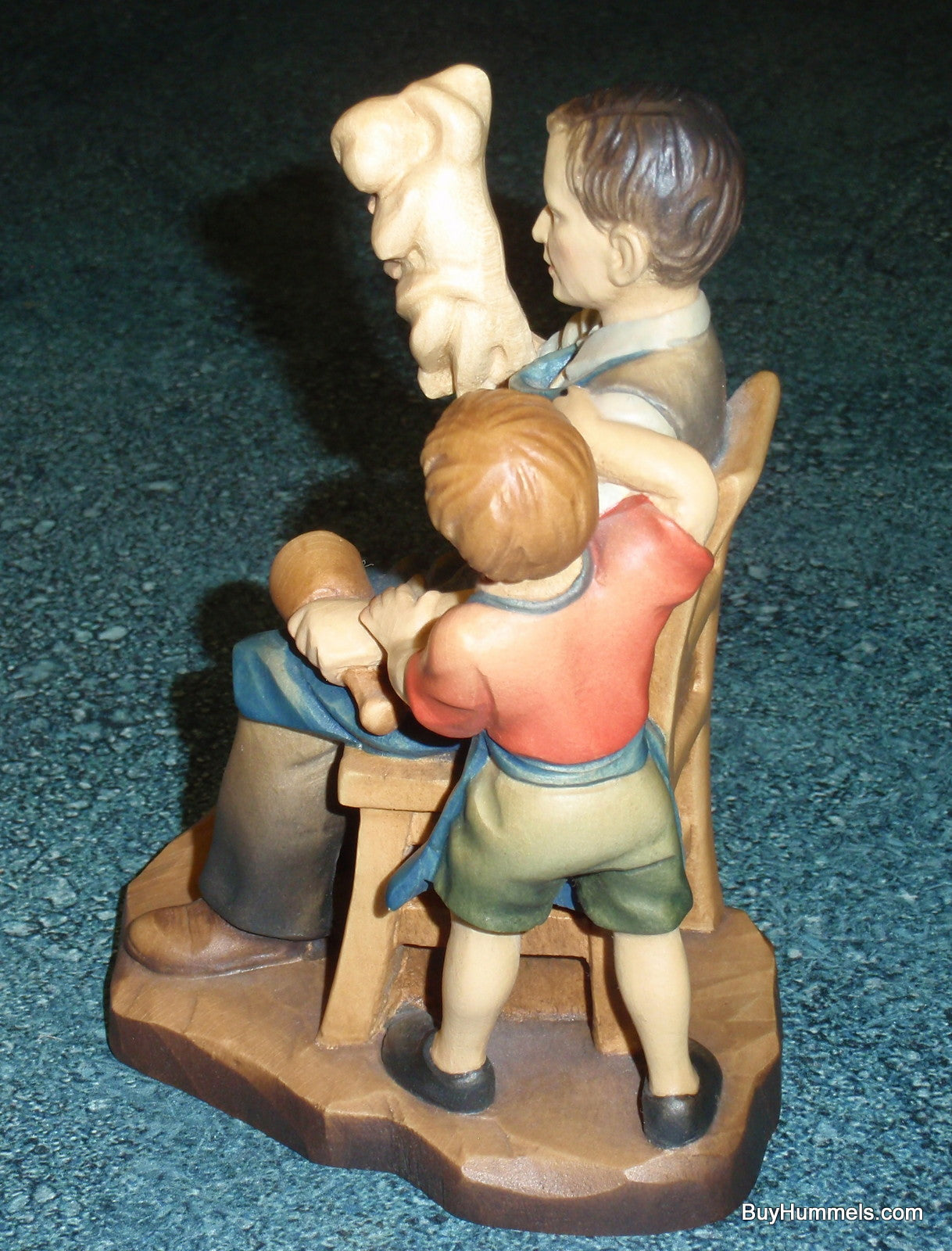 ANRI Wood Carving "Learning The Skills" Ulrich Bernadi’s Reflections SIGNED BY Ulrich With Original Box!