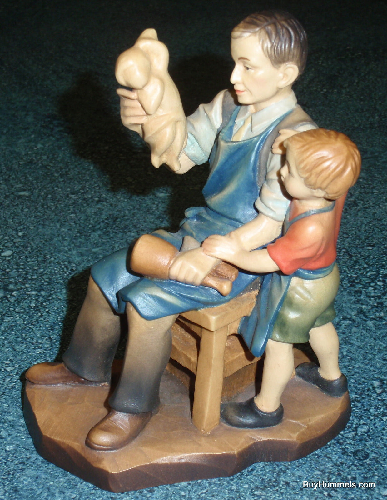 ANRI Wood Carving "Learning The Skills" Ulrich Bernadi’s Reflections SIGNED BY Ulrich With Original Box!