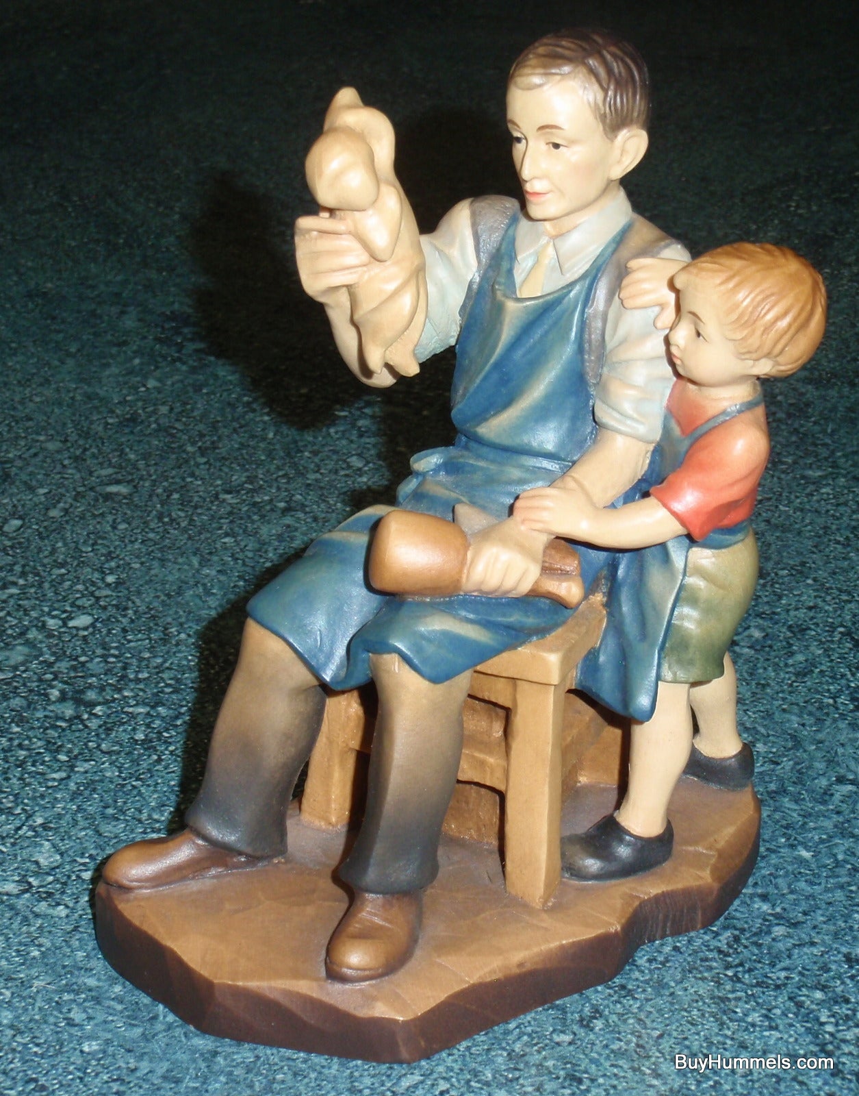 ANRI Wood Carving "Learning The Skills" Ulrich Bernadi’s Reflections SIGNED BY Ulrich With Original Box!