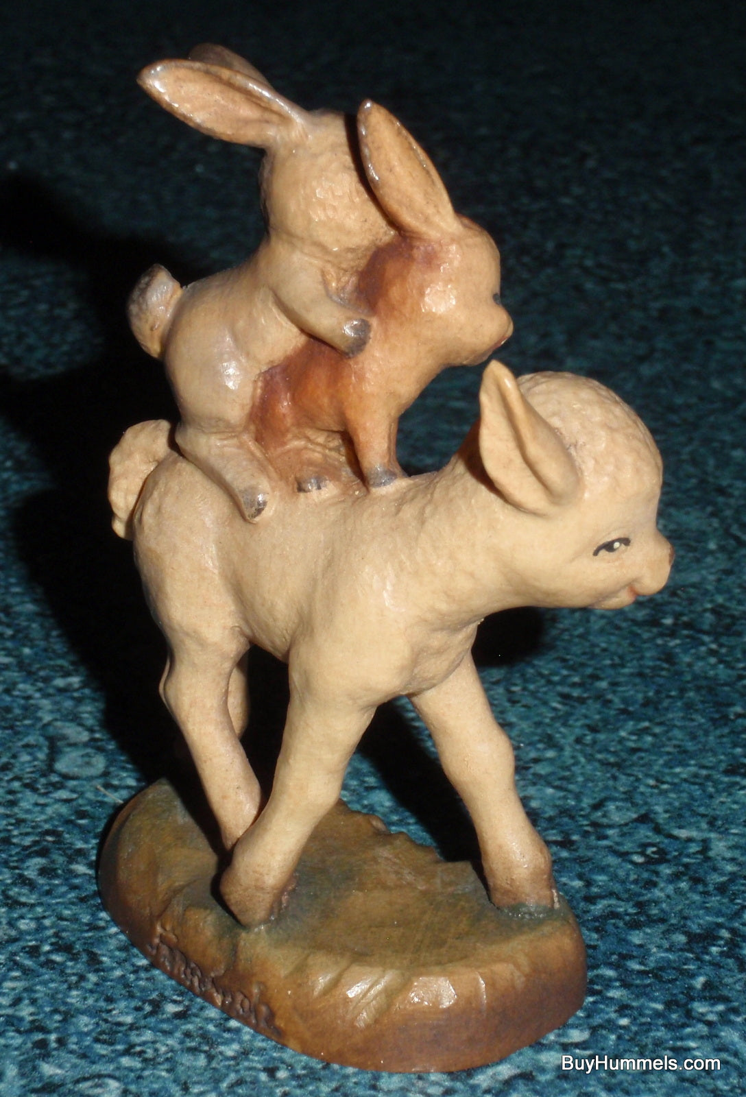 Anri Ferrandiz Wood Carved 3" Figurine "Spring Outing" Signed With Original Box - RARE!