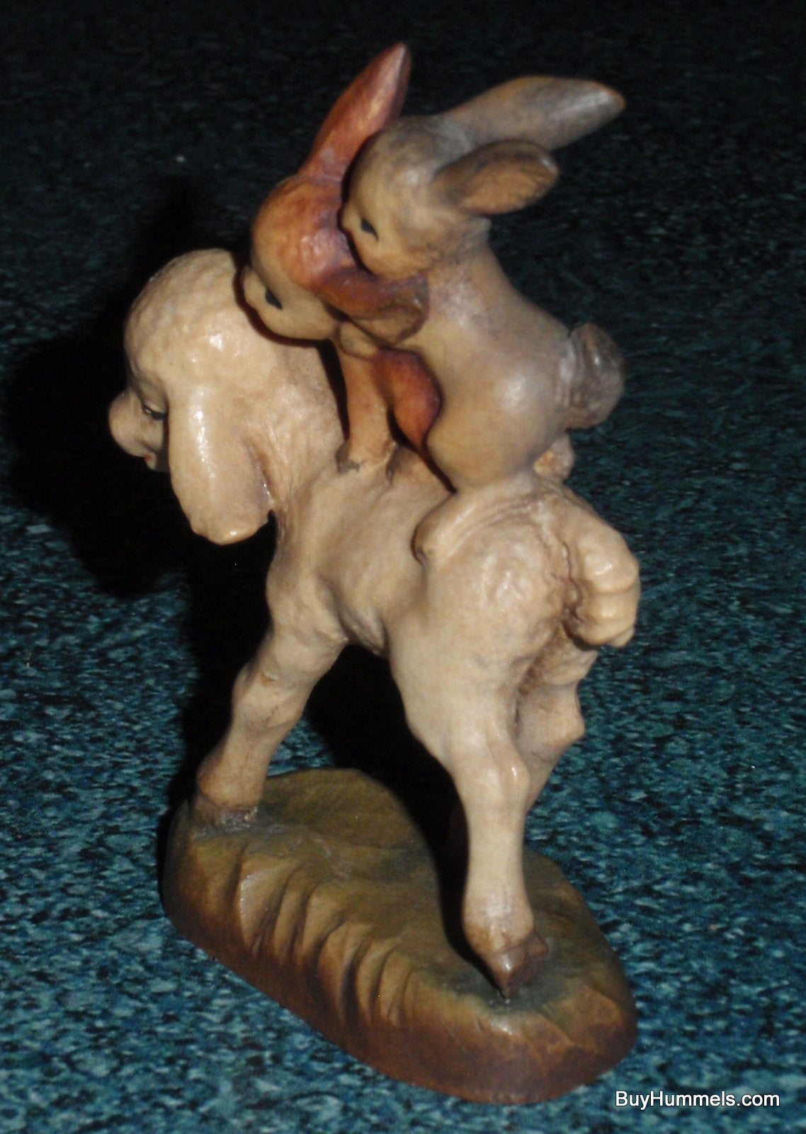 Anri Ferrandiz Wood Carved 3" Figurine "Spring Outing" Signed With Original Box - RARE!