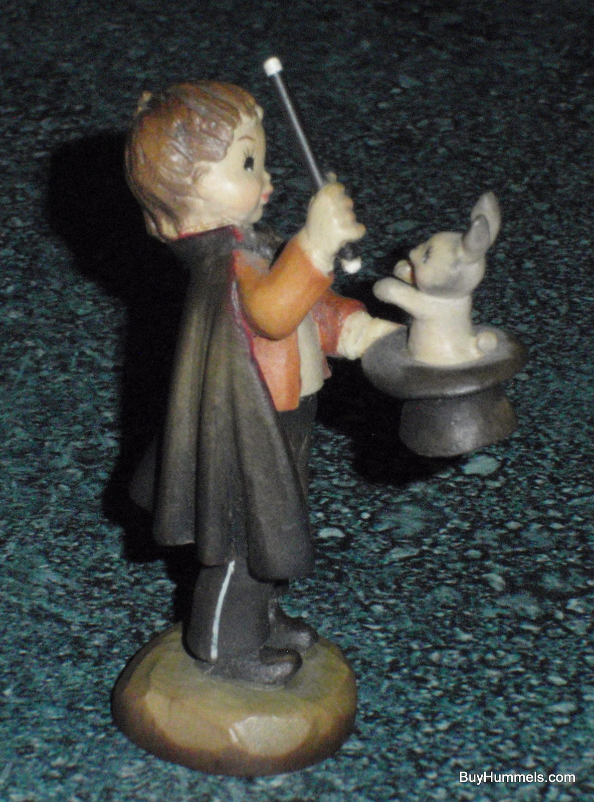 ANRI Ferrandiz Abracadabra 3" LIMITED EDITION Wood Carving Figurine With Original Box #55645 - Little Boy Pulling Rabbit From Hat!