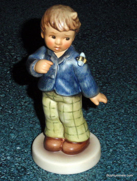 "Who Are You?" #2295 Goebel Hummel Figurine - Boy With Bumble Bee - GIFT!