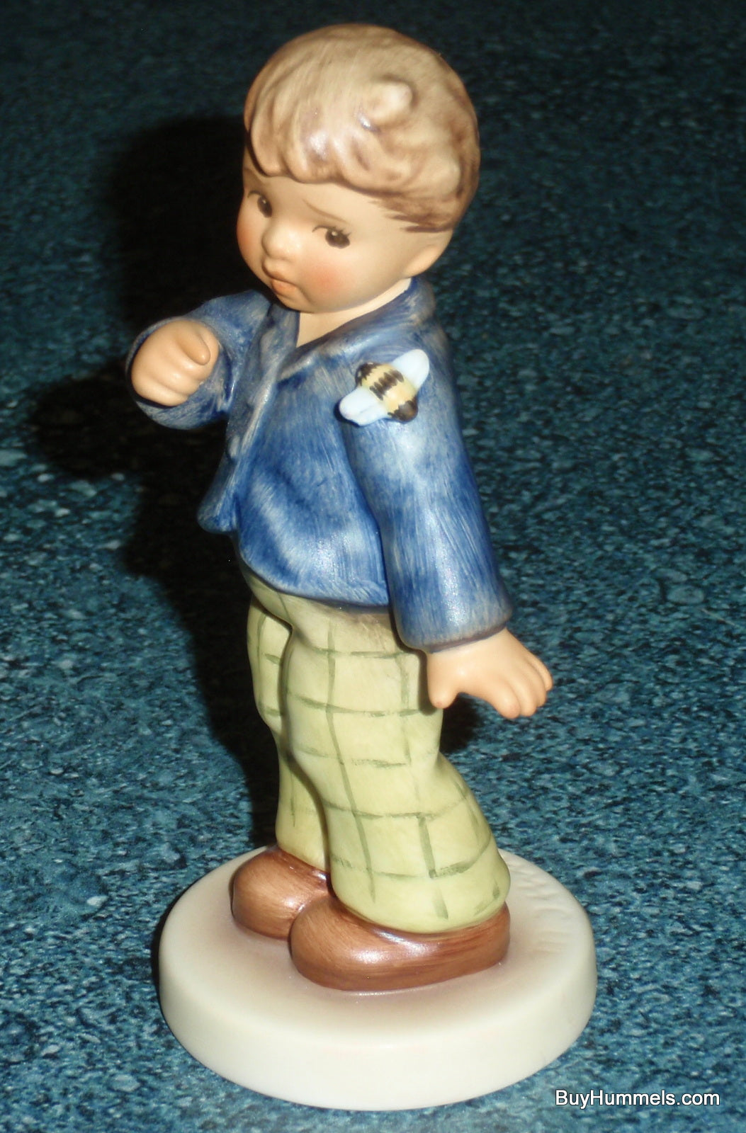 "Who Are You?" #2295 Goebel Hummel Figurine - Boy With Bumble Bee - GIFT!
