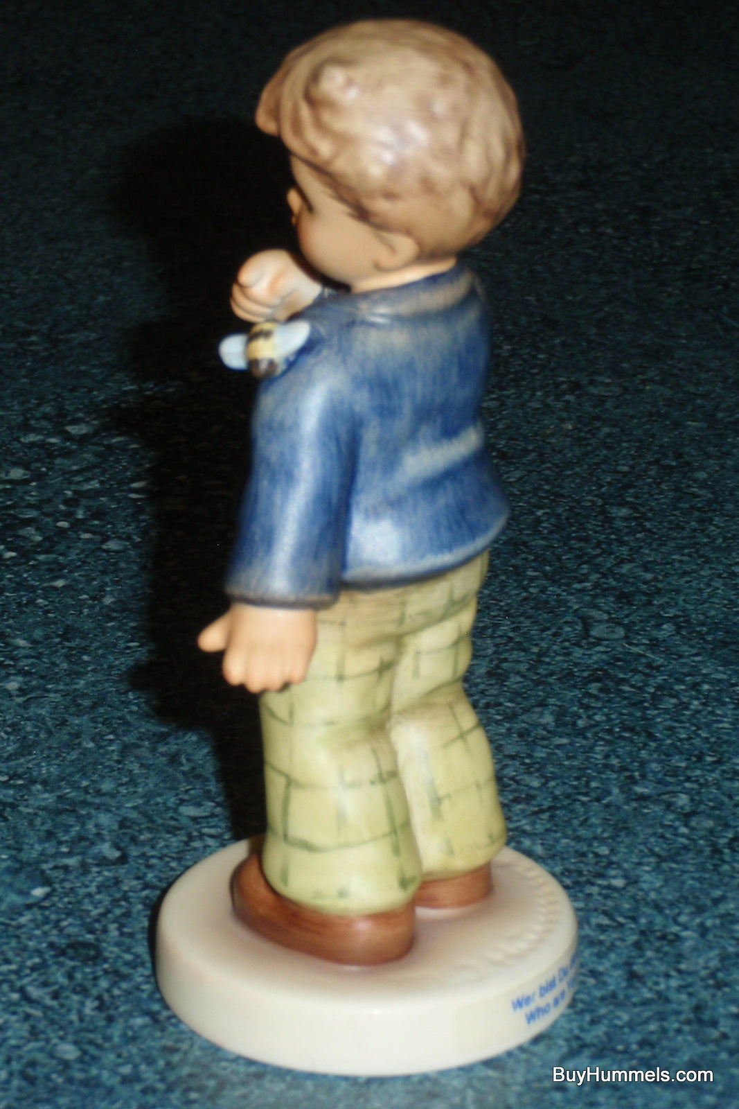 "Who Are You?" #2295 Goebel Hummel Figurine - Boy With Bumble Bee - GIFT!
