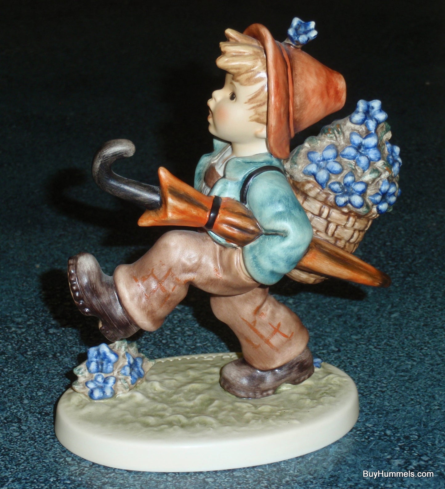 ULTRA RARE "Globe Trotter" Goebel Hummel Club Figurine #79/I 35 Year Membership!