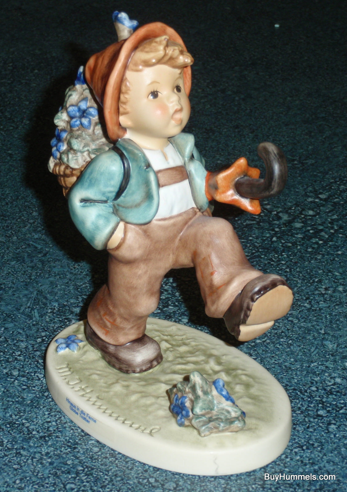 ULTRA RARE "Globe Trotter" Goebel Hummel Club Figurine #79/I 35 Year Membership!
