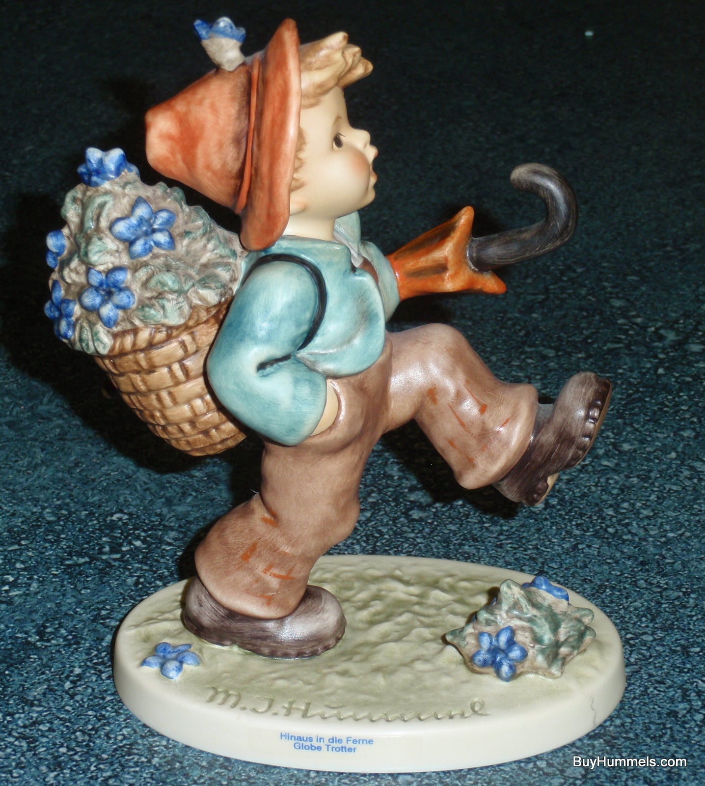 ULTRA RARE "Globe Trotter" Goebel Hummel Club Figurine #79/I 35 Year Membership!