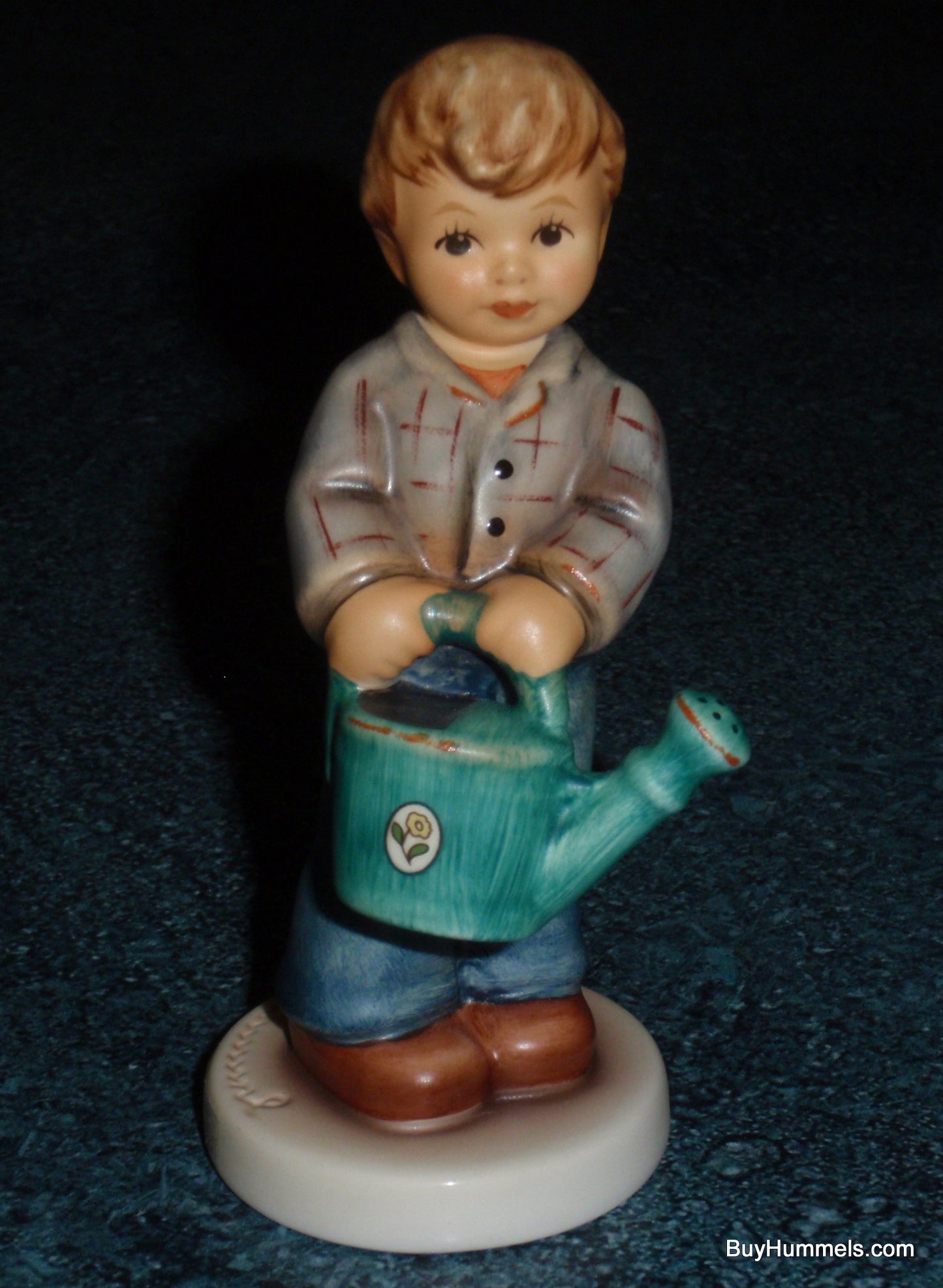 "Always Growing" Goebel Hummel Figurine #2371 TMK9 Boy With Watering Can - GARDENER GIFT!