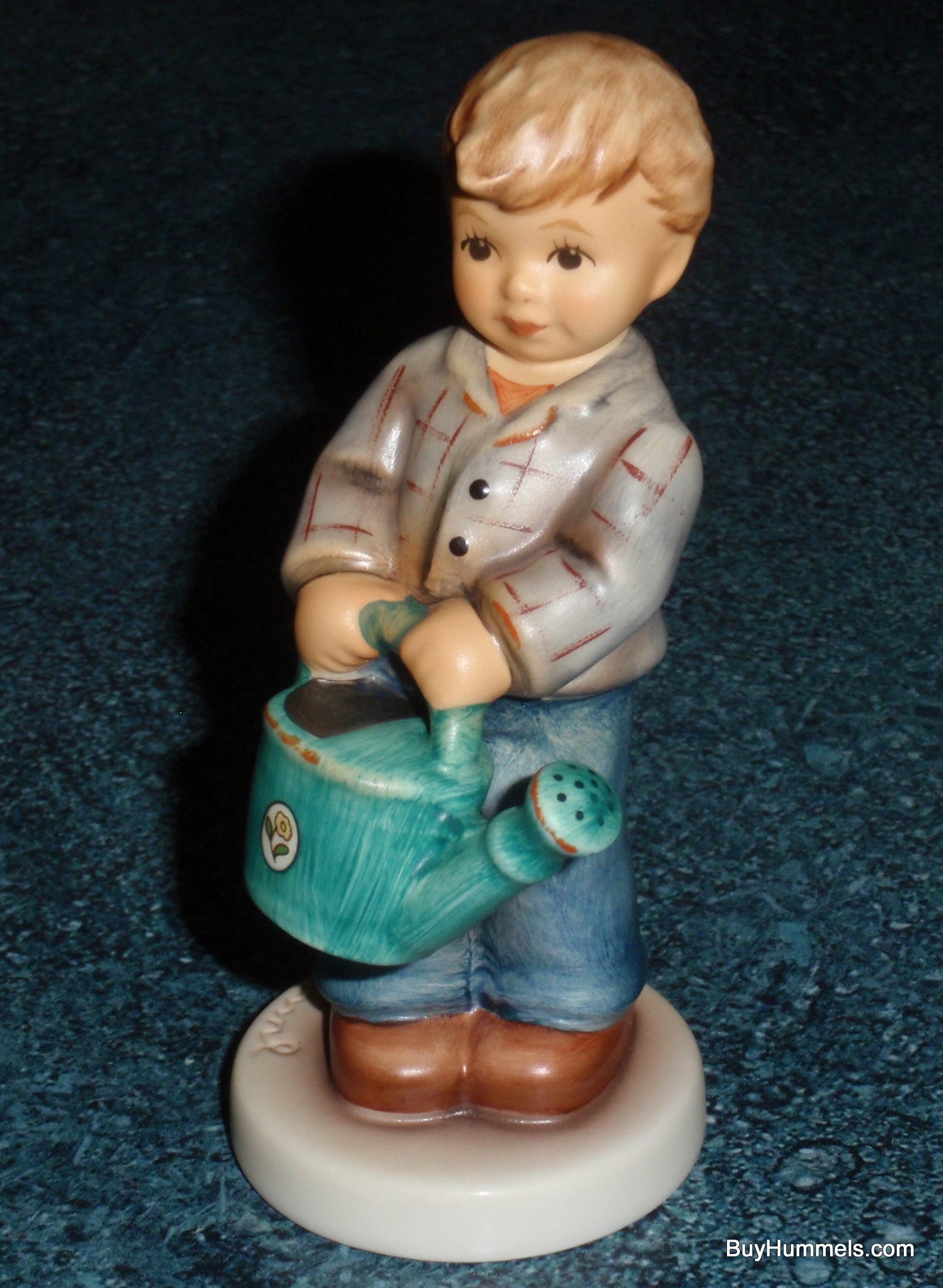 "Always Growing" Goebel Hummel Figurine #2371 TMK9 Boy With Watering Can - GARDENER GIFT!