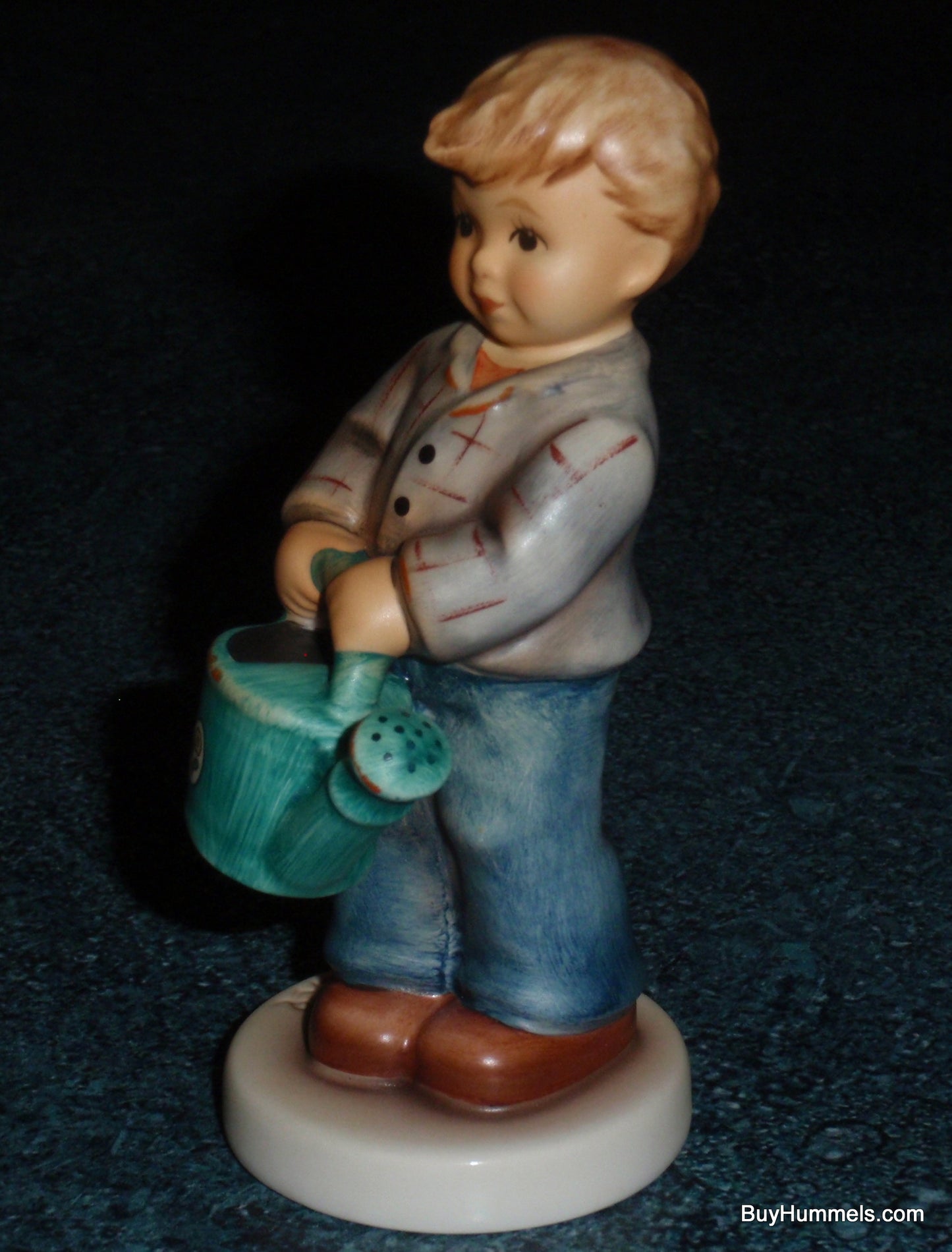 "Always Growing" Goebel Hummel Figurine #2371 TMK9 Boy With Watering Can - GARDENER GIFT!