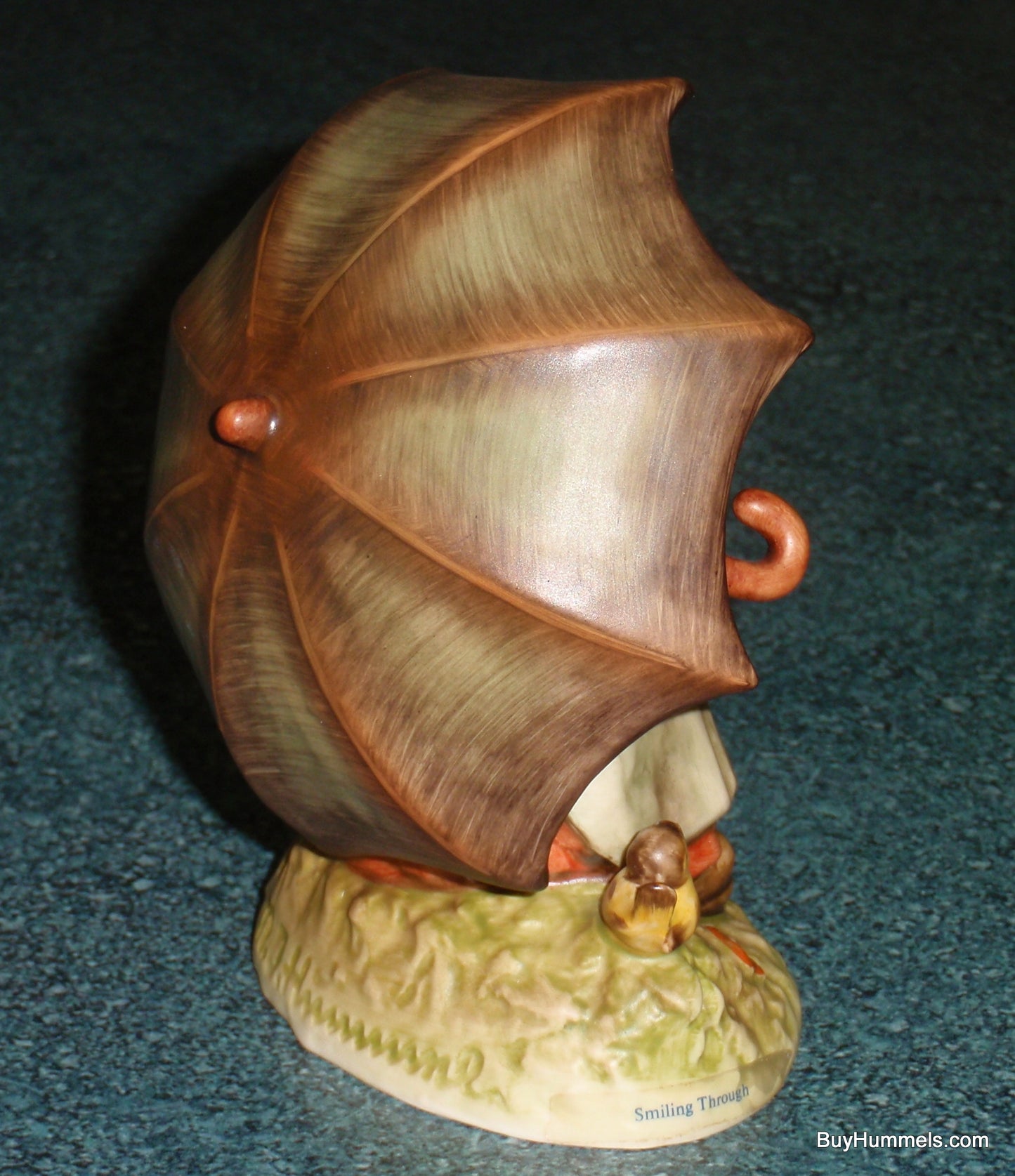Goebel Hummel Figurine "Smiling Through" #408 TMK6 Girl Under Umbrella - GIFT!