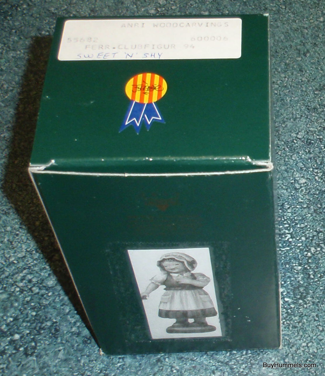 ANRI Ferrandiz “Sweet and Shy” Wood Carving 4" Figurine With Original Box!