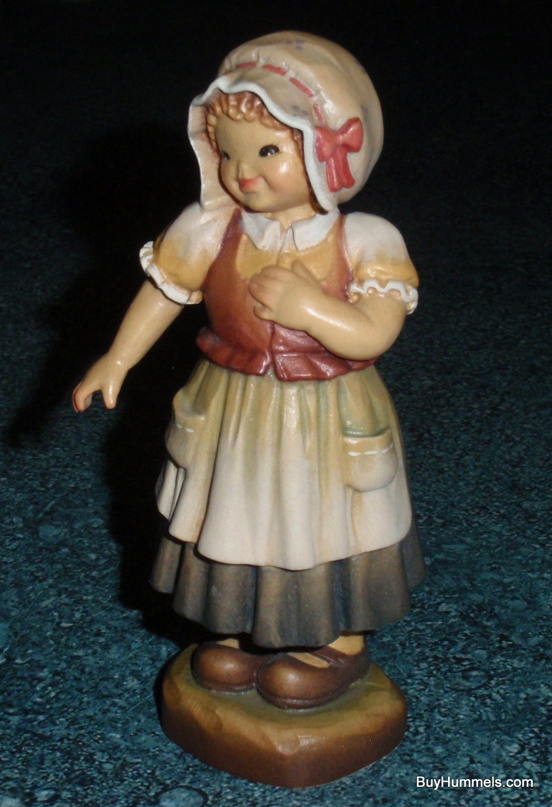 ANRI Ferrandiz “Sweet and Shy” Wood Carving 4" Figurine With Original Box!