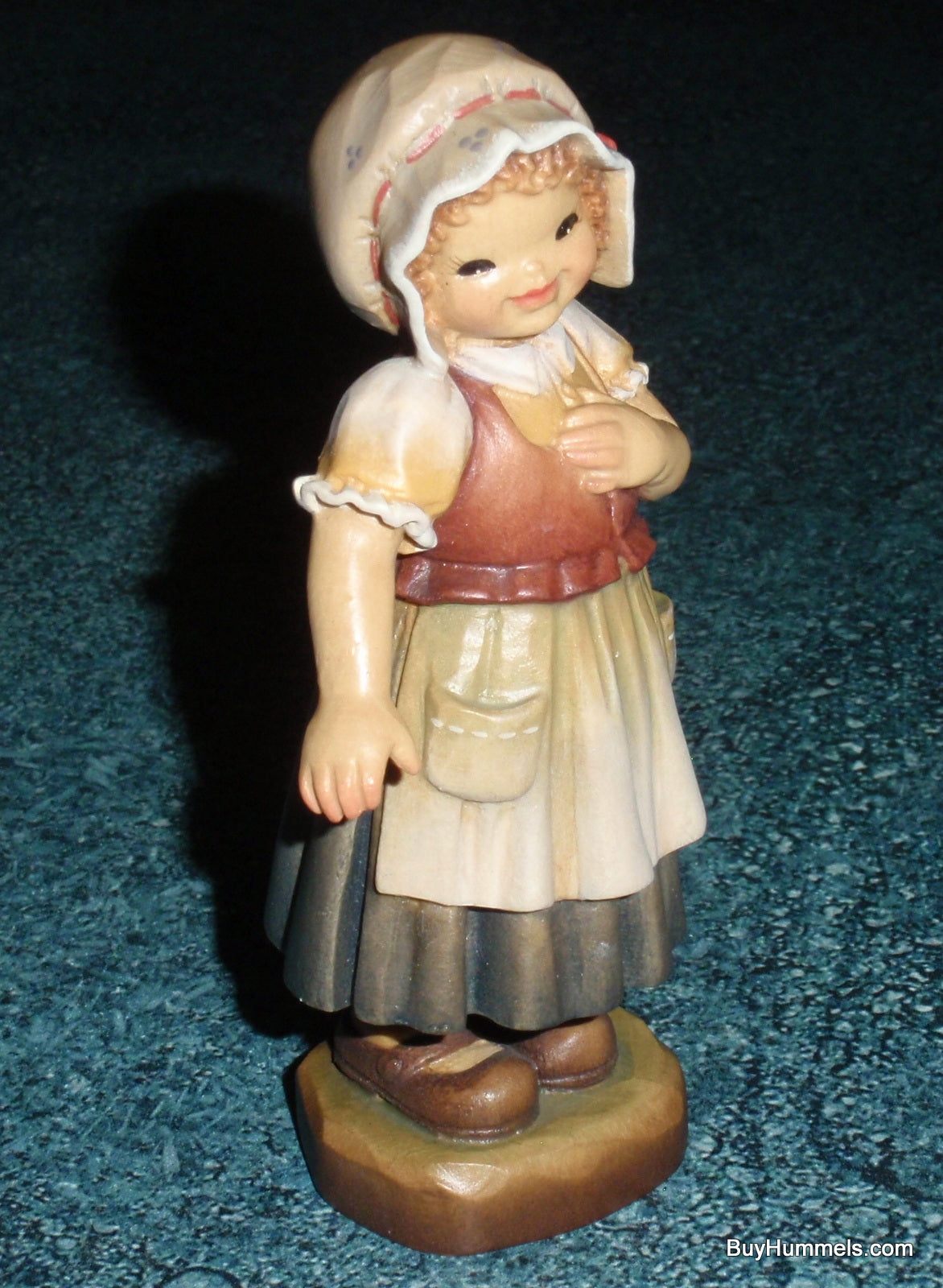 ANRI Ferrandiz “Sweet and Shy” Wood Carving 4" Figurine With Original Box!