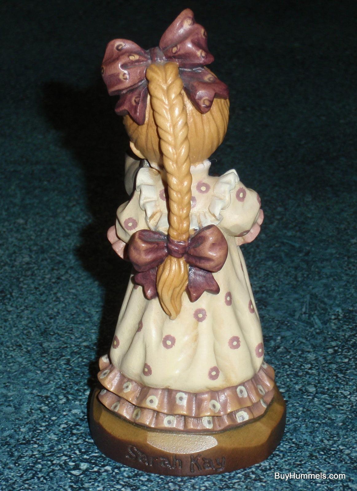 Anri Club 4" Sarah Kay Figurine "Snuggle Up" With Box - Girl With Baby Kitten In Her Arms!