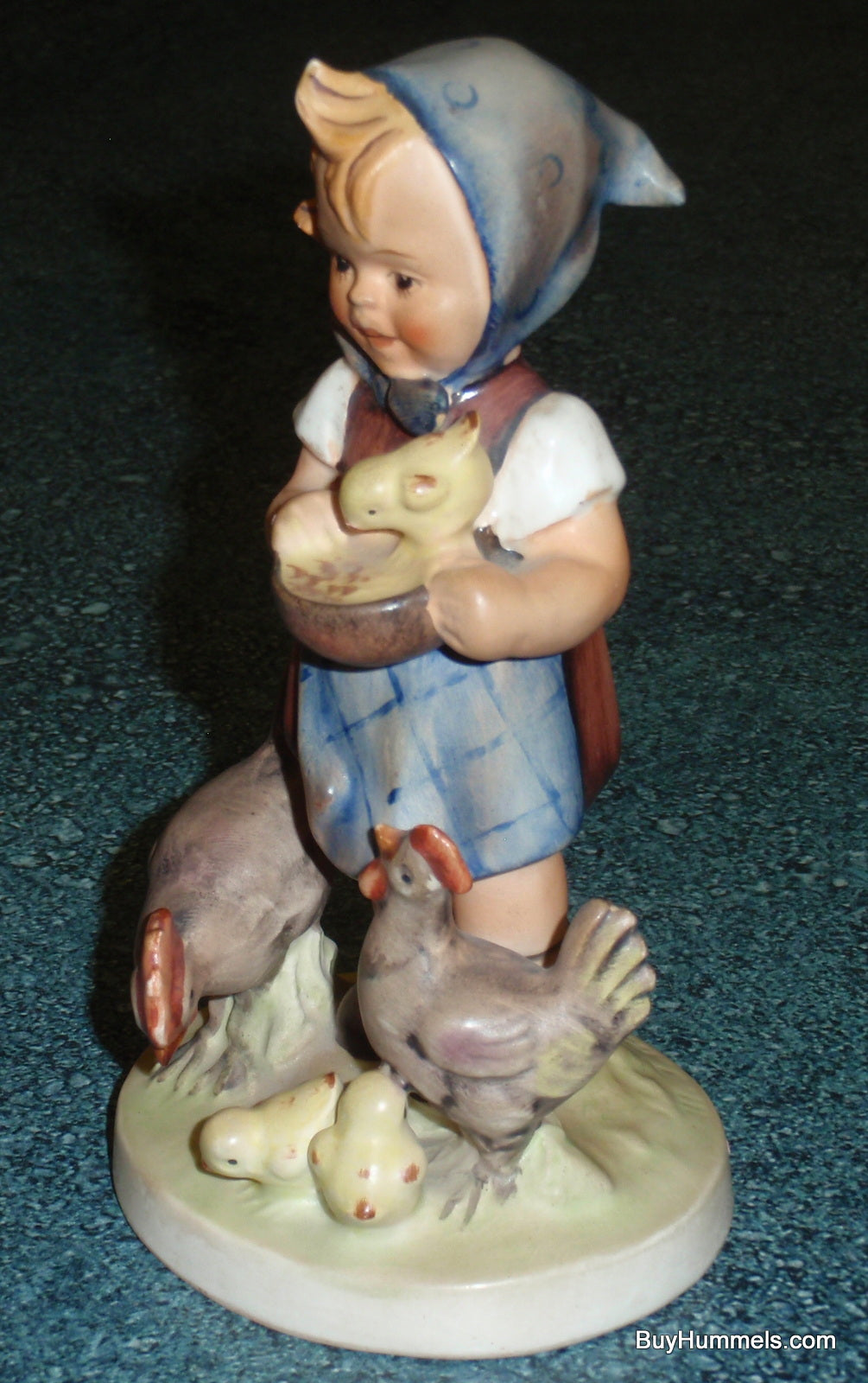 "Feeding Time" Goebel Hummel Figurine #199 TMK1 INCISED CROWN - ULTRA RARE ANTIQUE HUMMEL!
