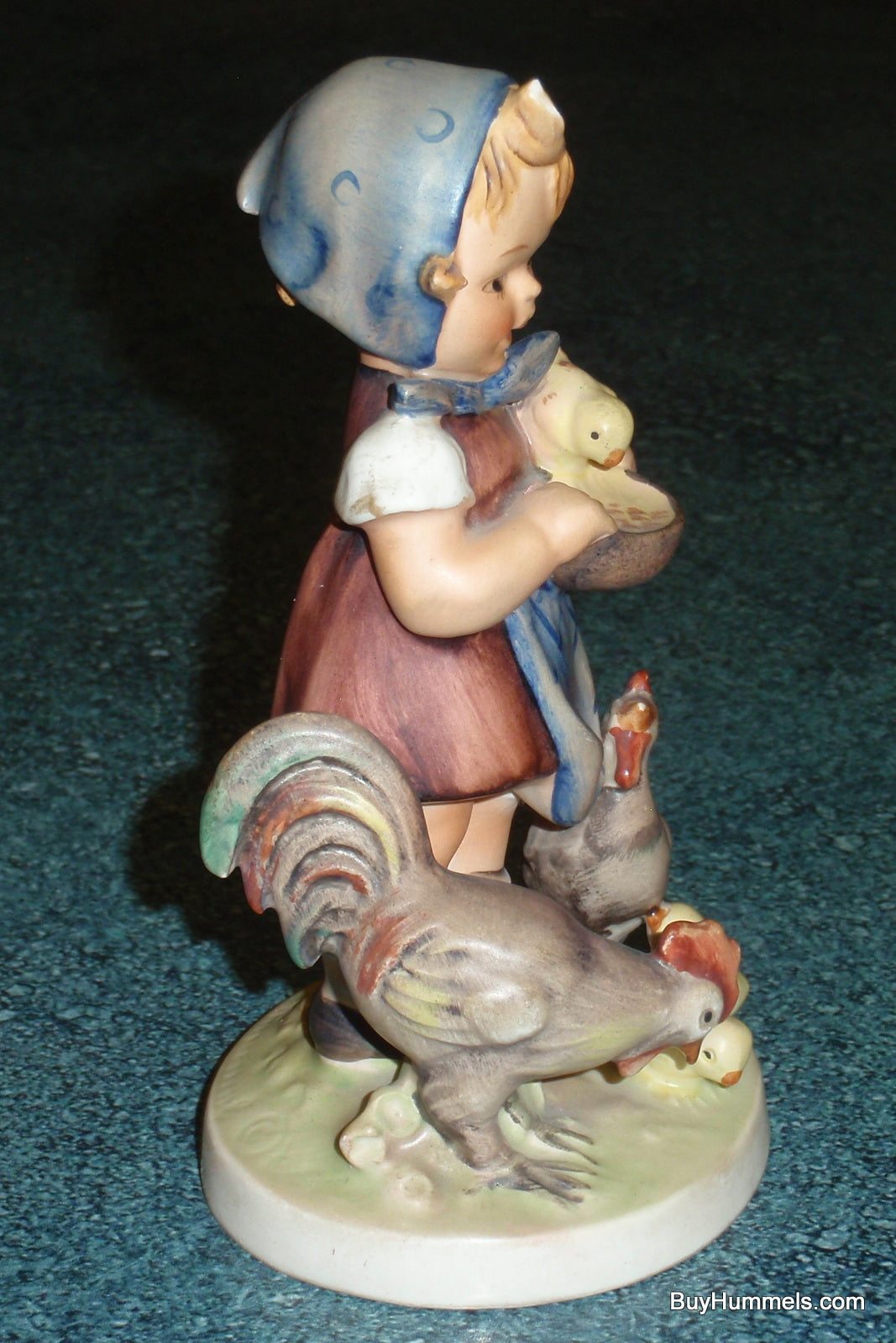 "Feeding Time" Goebel Hummel Figurine #199 TMK1 INCISED CROWN - ULTRA RARE ANTIQUE HUMMEL!