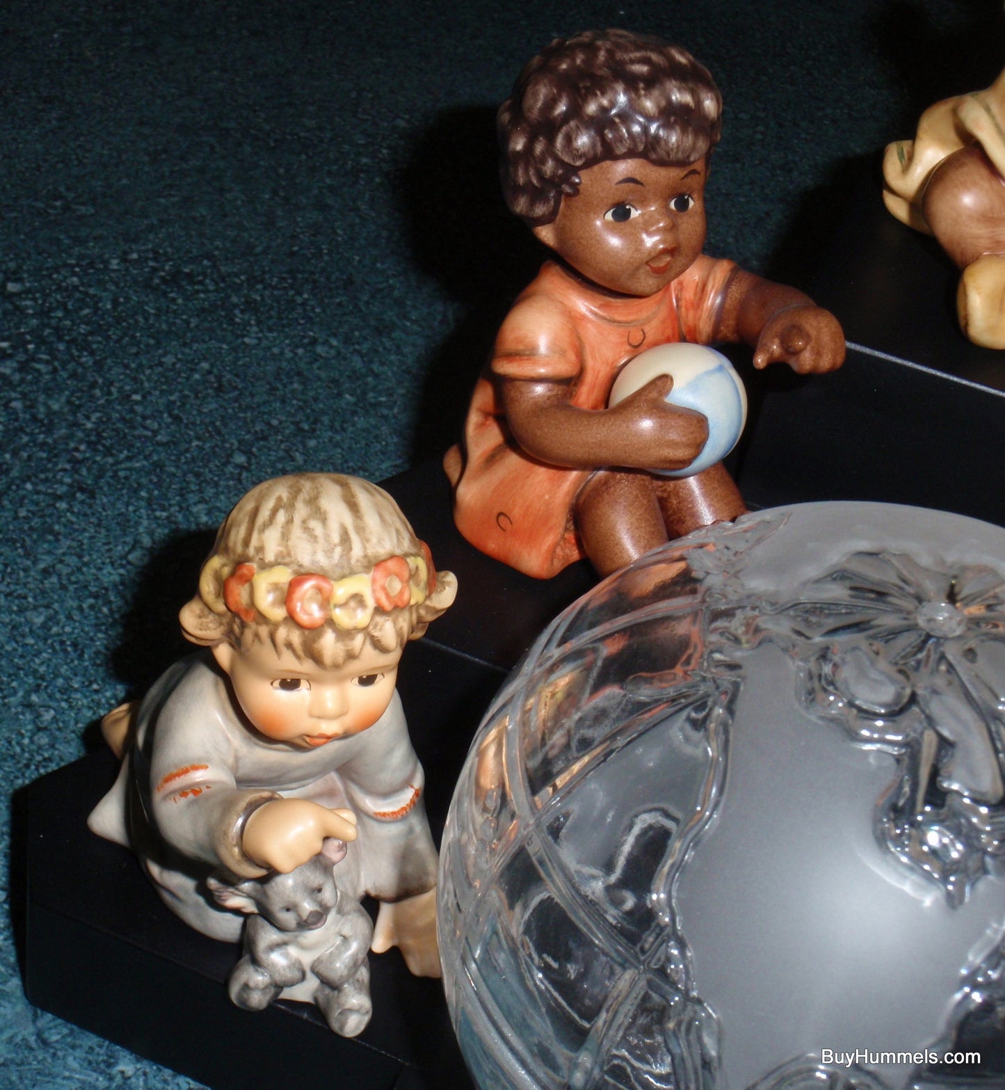 The Wanderers Goebel Hummel Figurine Millennium Set With Globe And Stand - AMAZING GIFT!