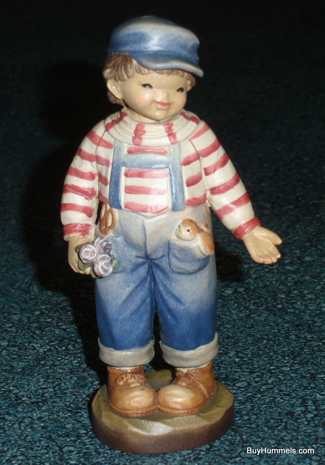 ANRI Ferrandiz “Dapper And Dear” Wood Carving 4" Club Figurine #55683 With Box