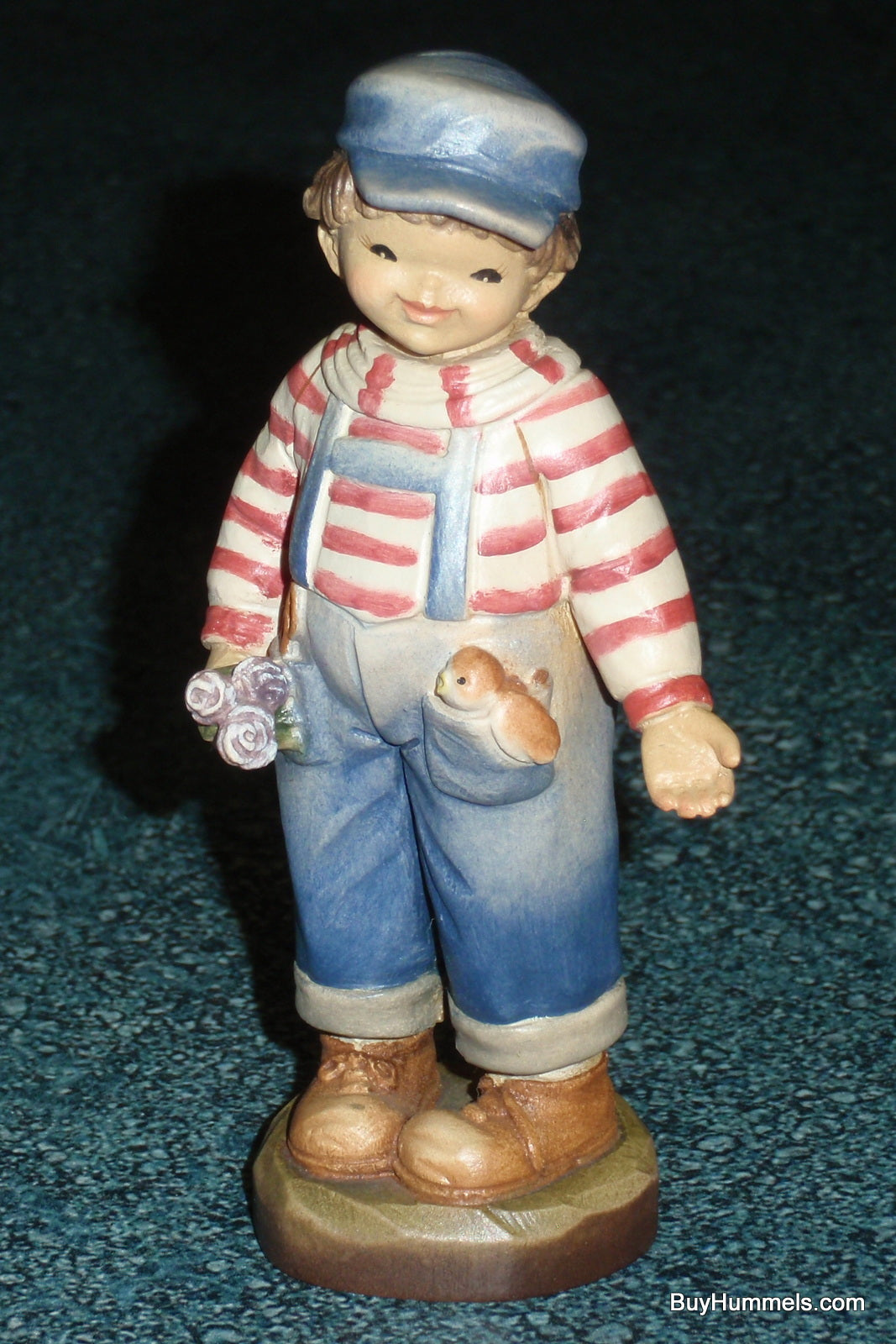 ANRI Ferrandiz “Dapper And Dear” Wood Carving 4" Club Figurine #55683 With Box