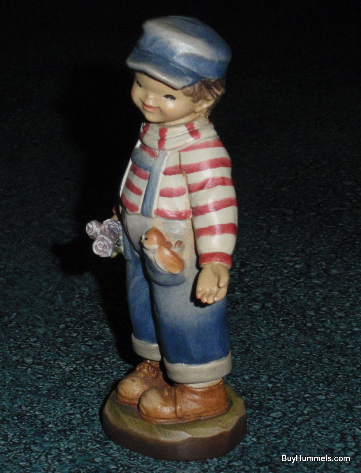 ANRI Ferrandiz “Dapper And Dear” Wood Carving 4" Club Figurine #55683 With Box